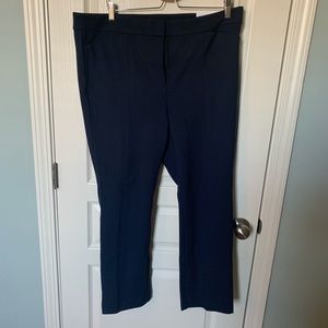 Ann Taylor Slim Stretch pant, 16 Navy
